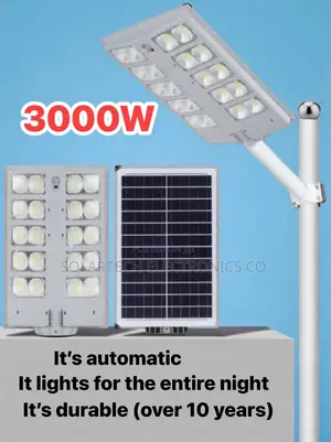 High Power 3000w Solar Street Light for Parking Lots/Roads/ Compounds