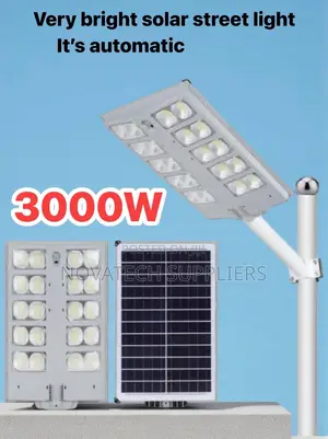 Durable 3000w Solar Street Pole Light - Commercial Grade Led Fixture