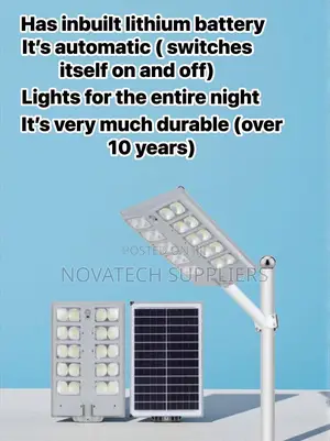 Commercial 3000w Solar Street Light - Dusk to Dawn Outdoor Led