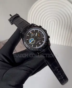 Flight Outfield Omega Leather Watch