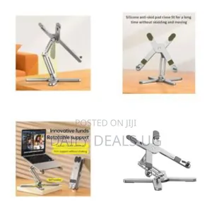 Ergonomic Adjustable Laptop Stand - Multicolor