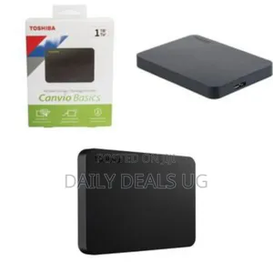 Toshiba Canvio Basics Portable External Hard Drive - Multicolor