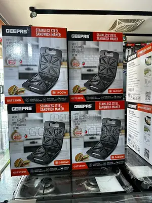 Geepas Gst5391n Stainless Steel Sandwich Maker.