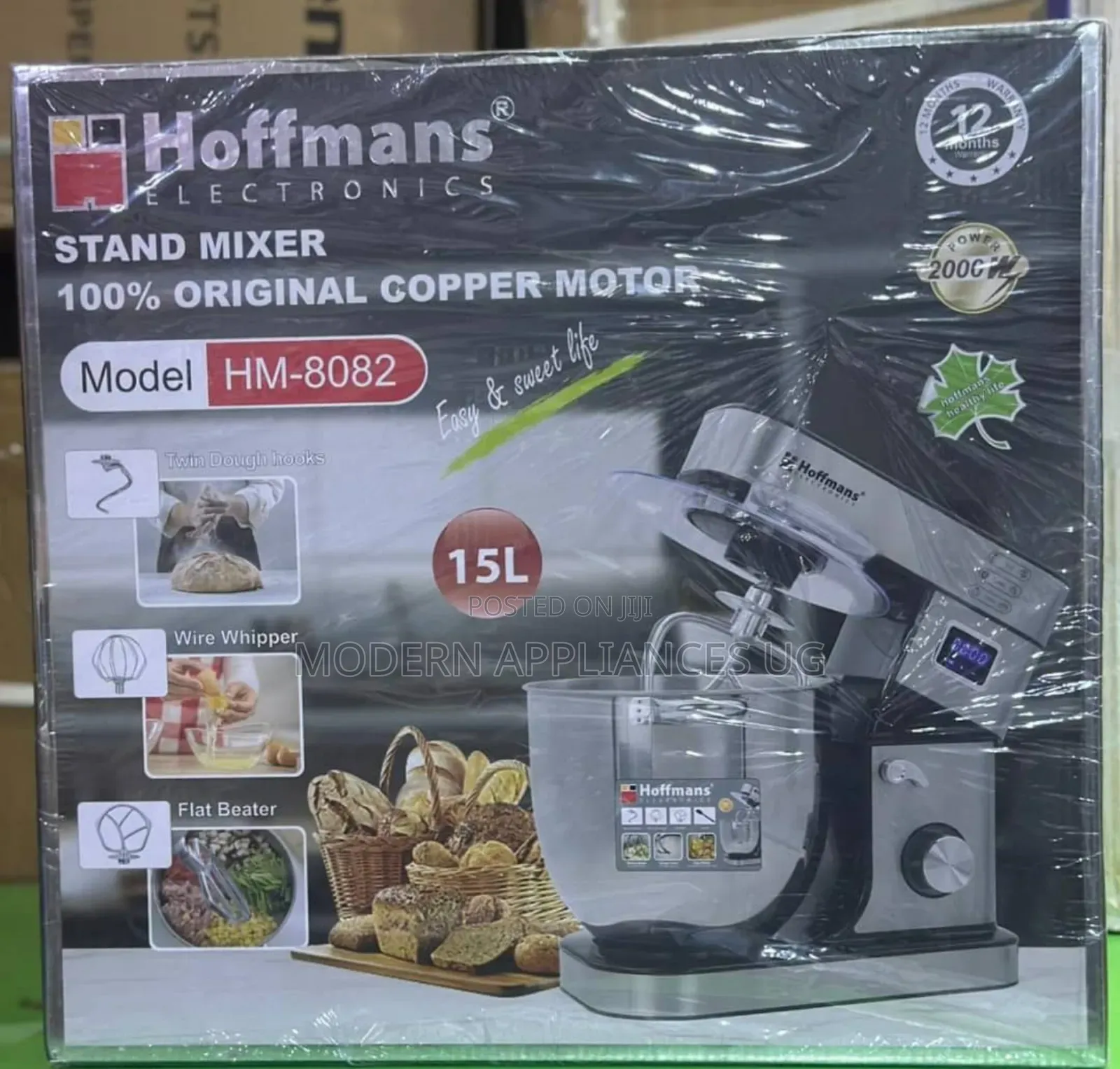 15 Litres Hoffmans Stand Mixer