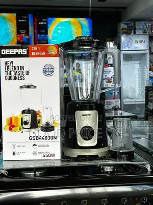 Geepas 2-in-1 Multifunctional Blender, Model Gsb44030n