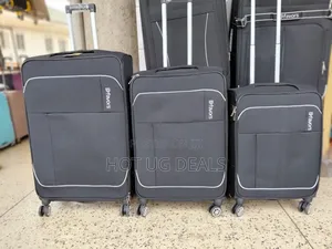 Medium Size Travel Suitcase - Black