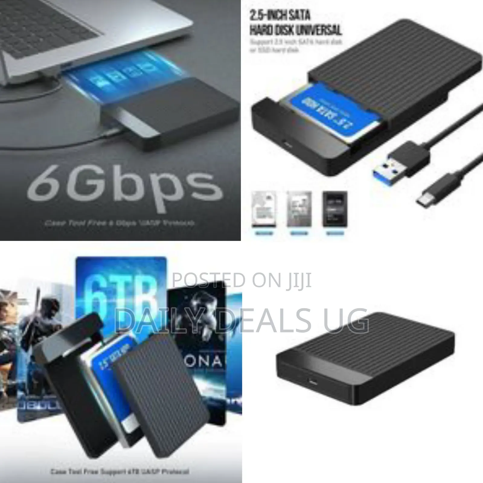 2.5" External Hard Drive Enclosure - Multicolor