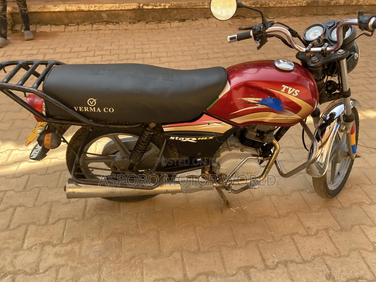 TVS XL 100 2020 Red