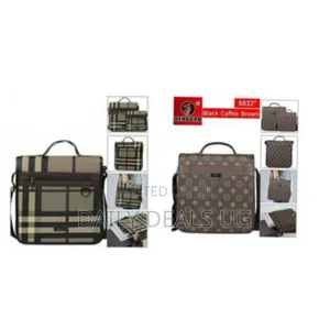 Set of 2 Geometric Patterned Shoulder Bag Sets - Multicolor