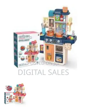 Interactive Deluxe Children's Kitchen With Water And Light Effects