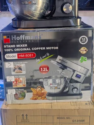 Hoffmans 3 In 1 Electric Stand Mixer Of 12 Liters / 12l
