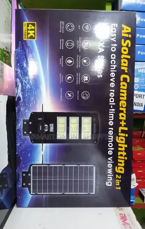 2-in-1 Solar Floodlight Surveillance Camera
