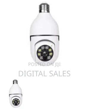 Smart Wi-fi Light Bulb Security Camera (Ptz)