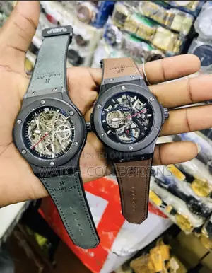 Green Strap Hublot Battery Free Watches
