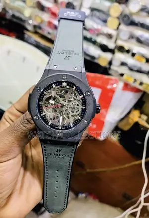 Green Strap Hublot Battery Free Watches