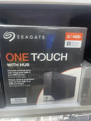 8tb External Seagate One Touch With Hub
