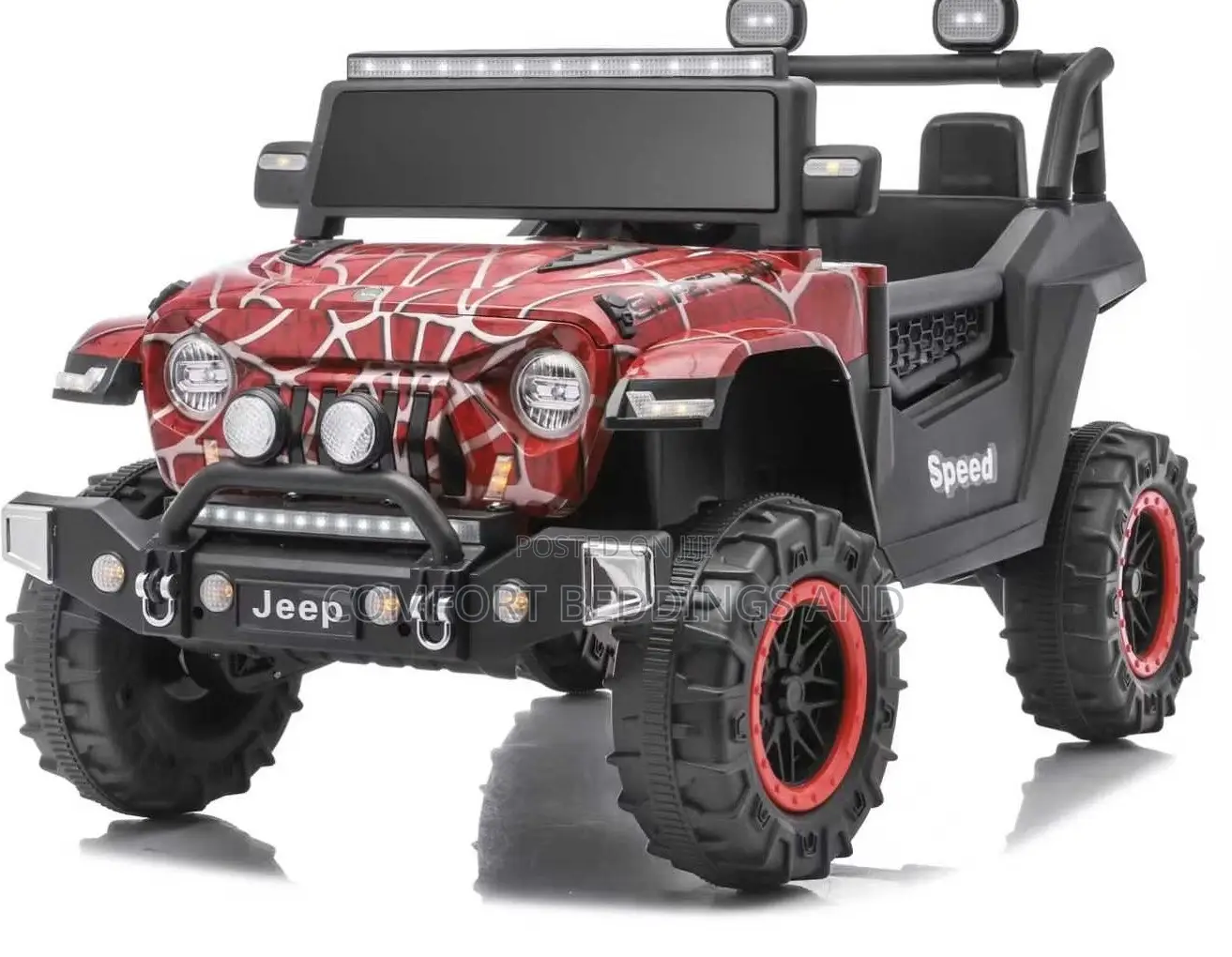 Jeep Rechargeable Toy Car Red