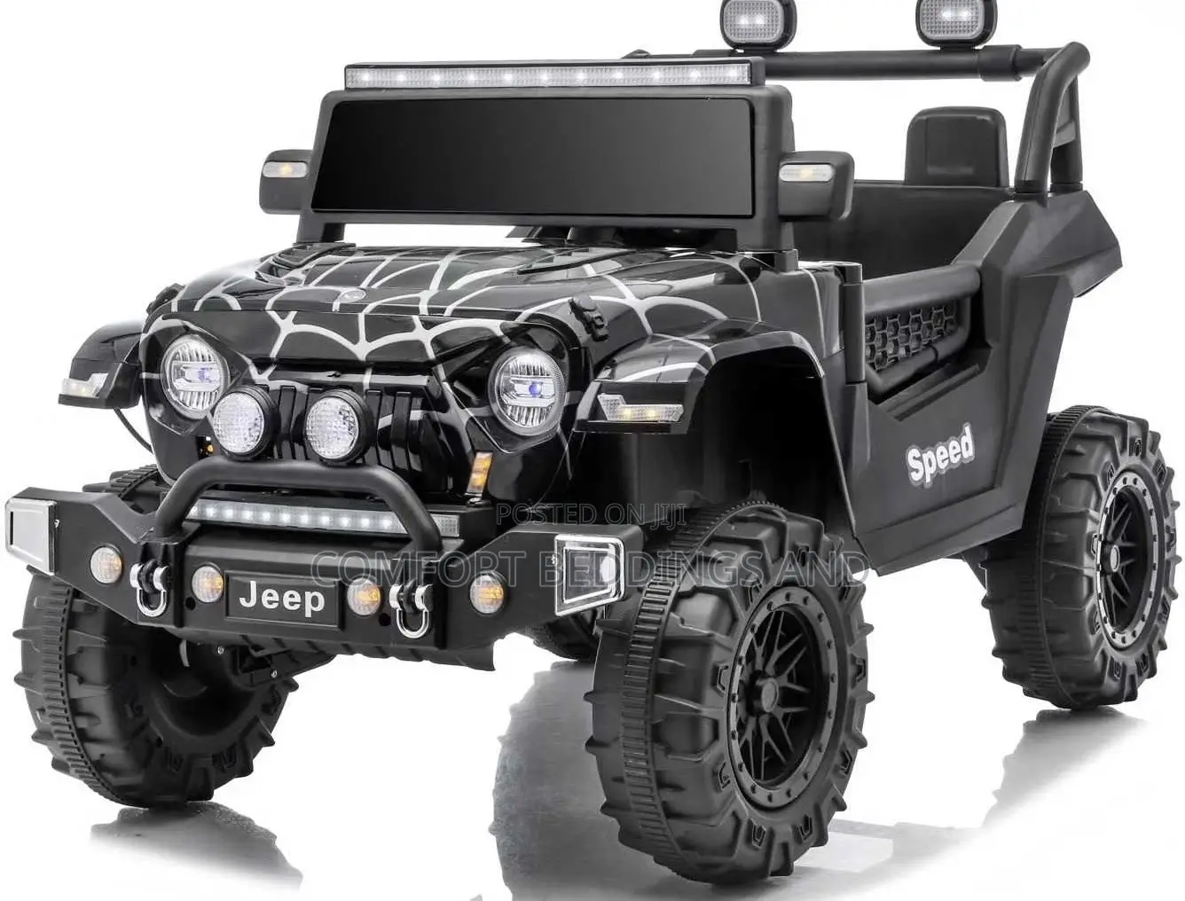 Jeep Rechargeable Toy Car Black