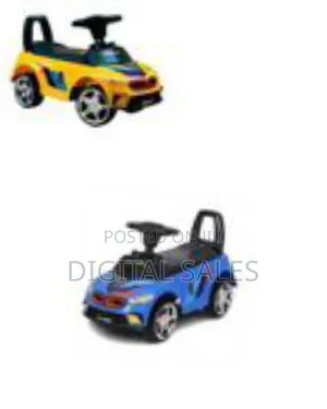 Deluxe Toddler Push Car With Sporty Coupe Styling