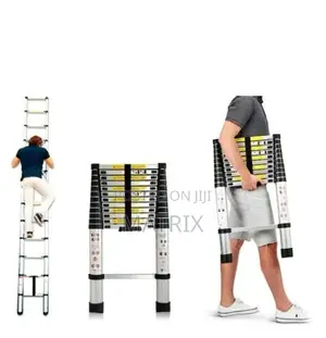 Aluminum Telescopic Extension Ladder 2.6m