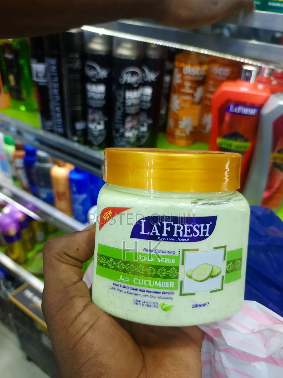 La Fresh Deep Exfoliating Cucumber Scrub (500ml)
