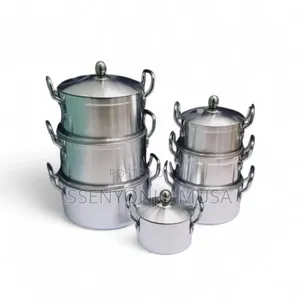 Tornado Original 7pc Premium Aluminum Cookware Set With Lids