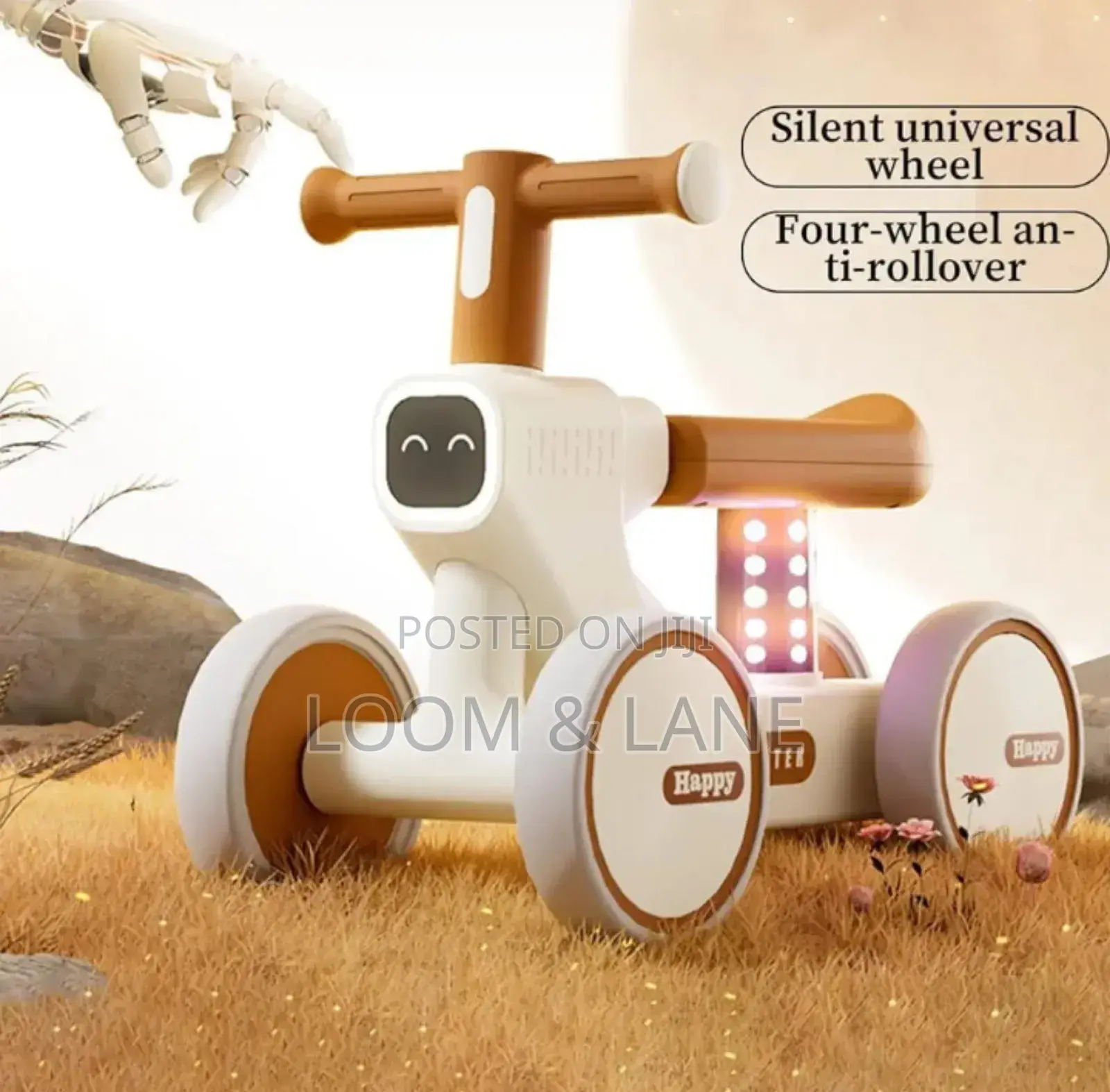 Led Baby Balance Bike With Music
