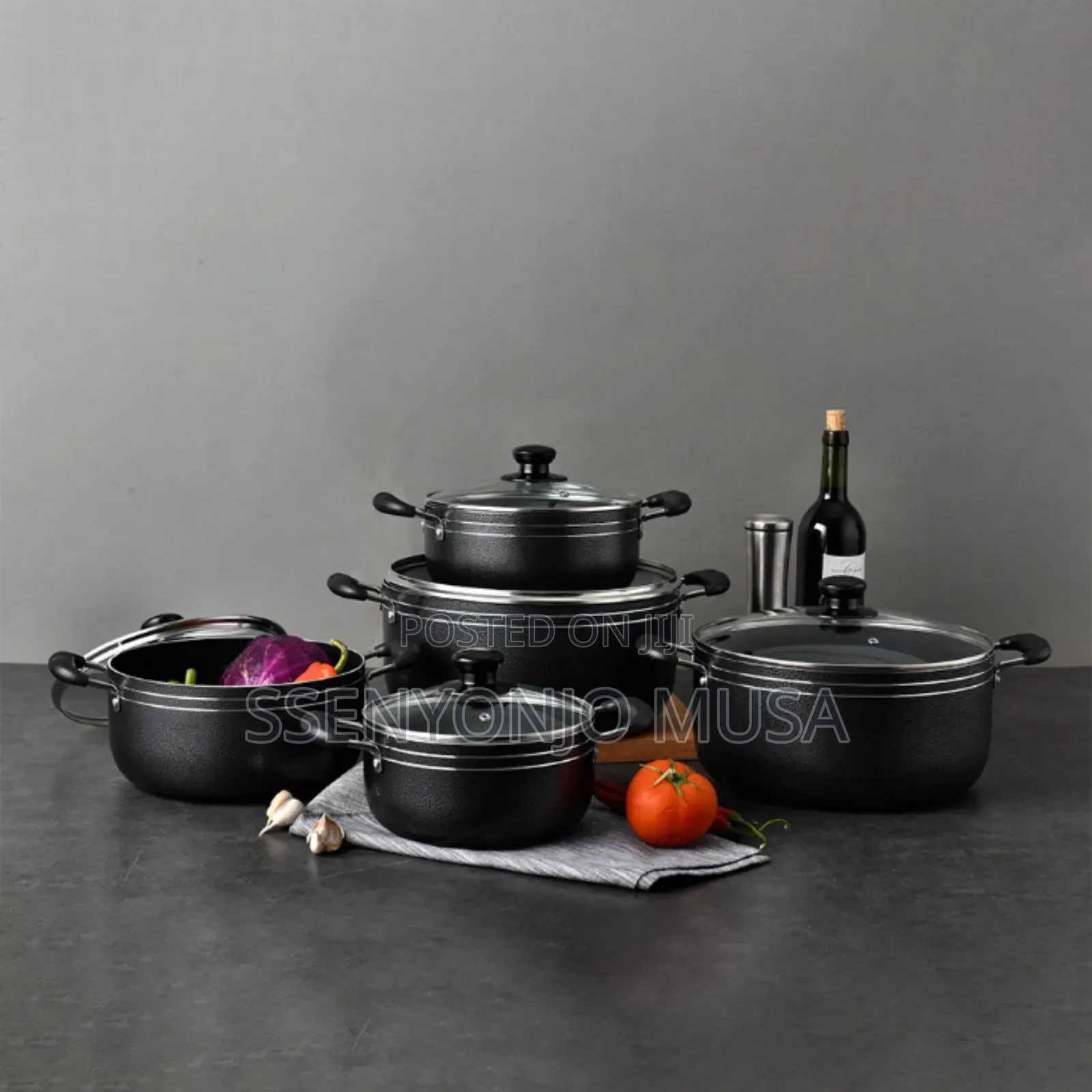 Tonado Non-Stick Cookware Set | 7-Piece Saucepan Set for Eas