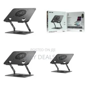 Green Lion Green Lion Adjustable Laptop Stand With Cooling Fan