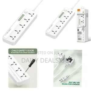 Ldino Ldnio Power Strip With 5 Outlets and 6 Usb Ports - Multicolor