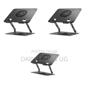 Green Lion Green Lion Adjustable Laptop Stand With Quiet Cooling Fan