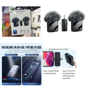 Dual Wireless Microphone System - Multicolor