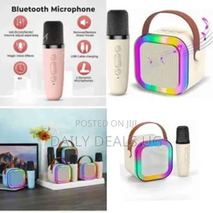 Wireless Mini Karaoke Speaker With Mic - Multicolor