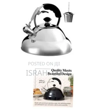 Premium Stainless Steel Whistling Stovetop Kettle With Tea Infuse