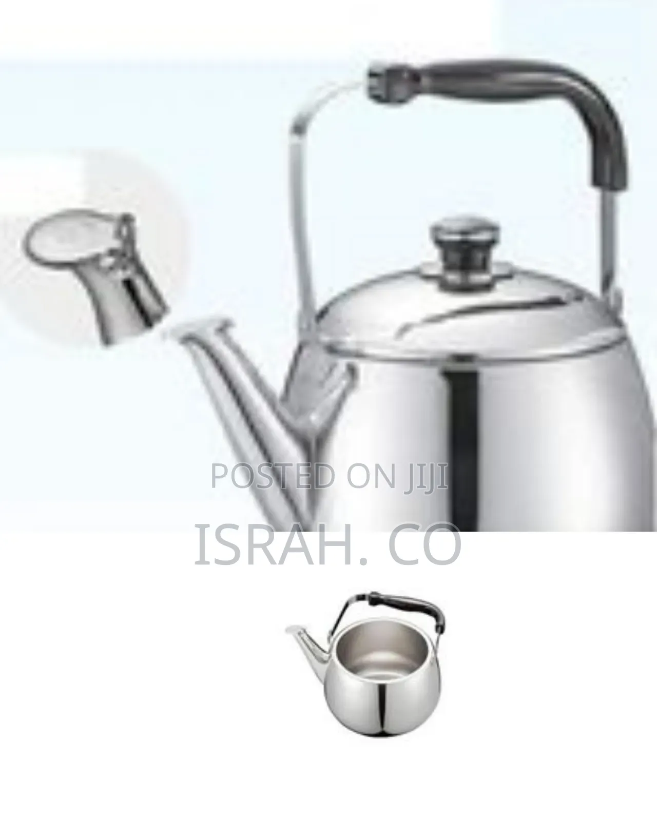 Classic Stainless Steel Stovetop Kettle With Ergonomic Handle