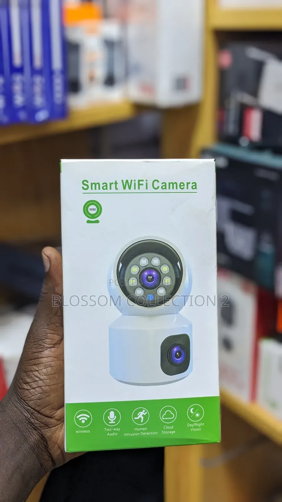 4g Simcard Dual Lens Indoor Camera With Night Vision V380 Pro