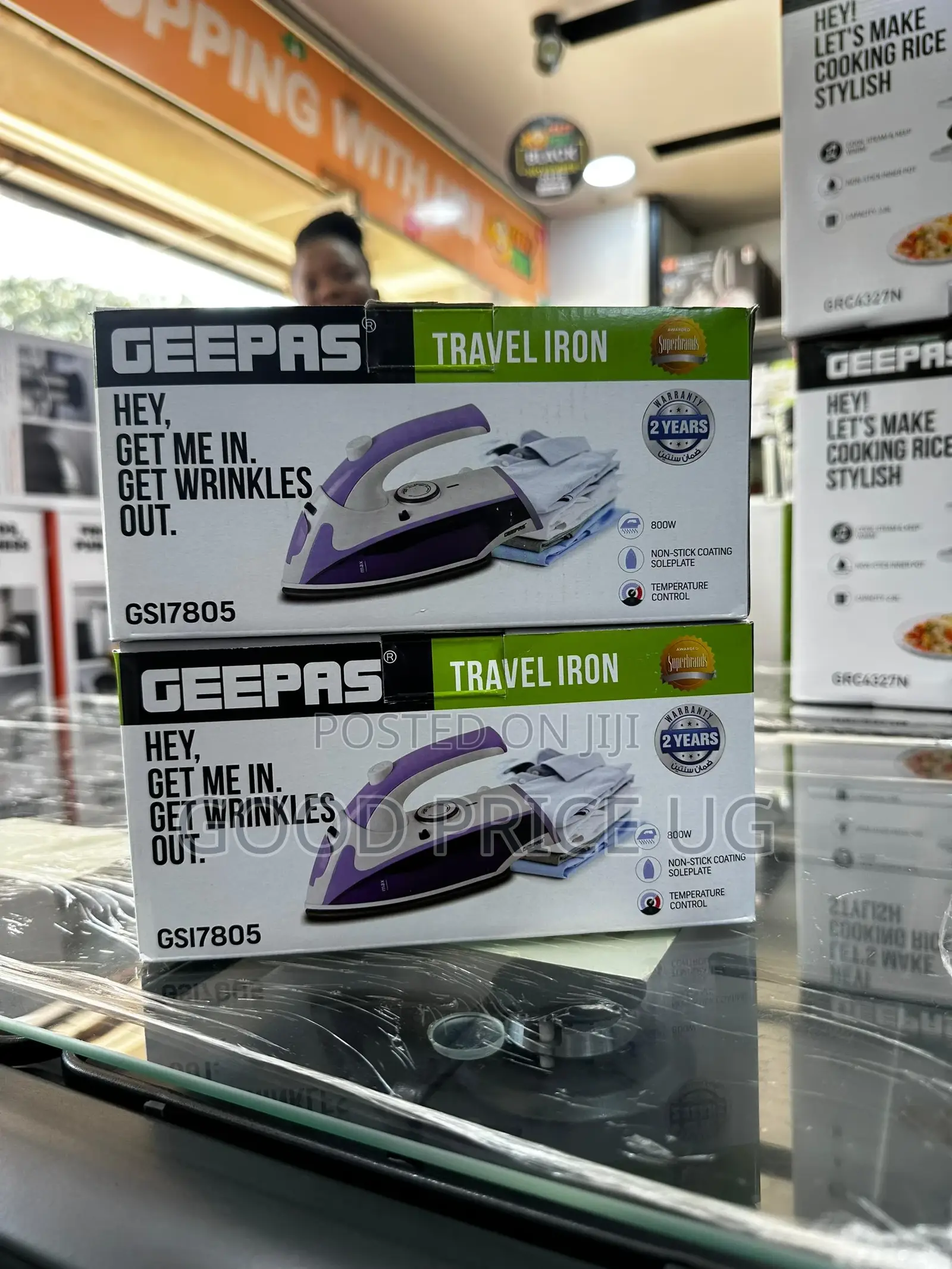 Geepas Gsi7805 Travel Iron.