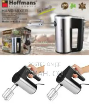 Hoffmans Hm-929 600w Hand Mixer With Double Rod Design - Multicolor