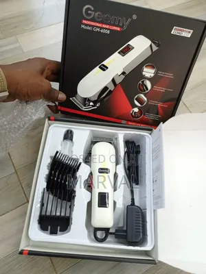 Geemy Professional Rechargeable Hair Clipper, Model Gm-6008.