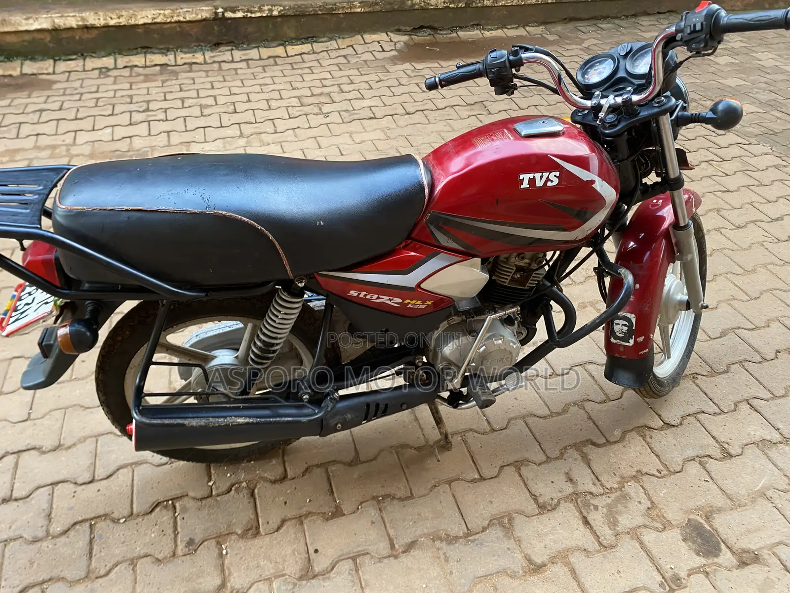 TVS HLX 125 2022 Red