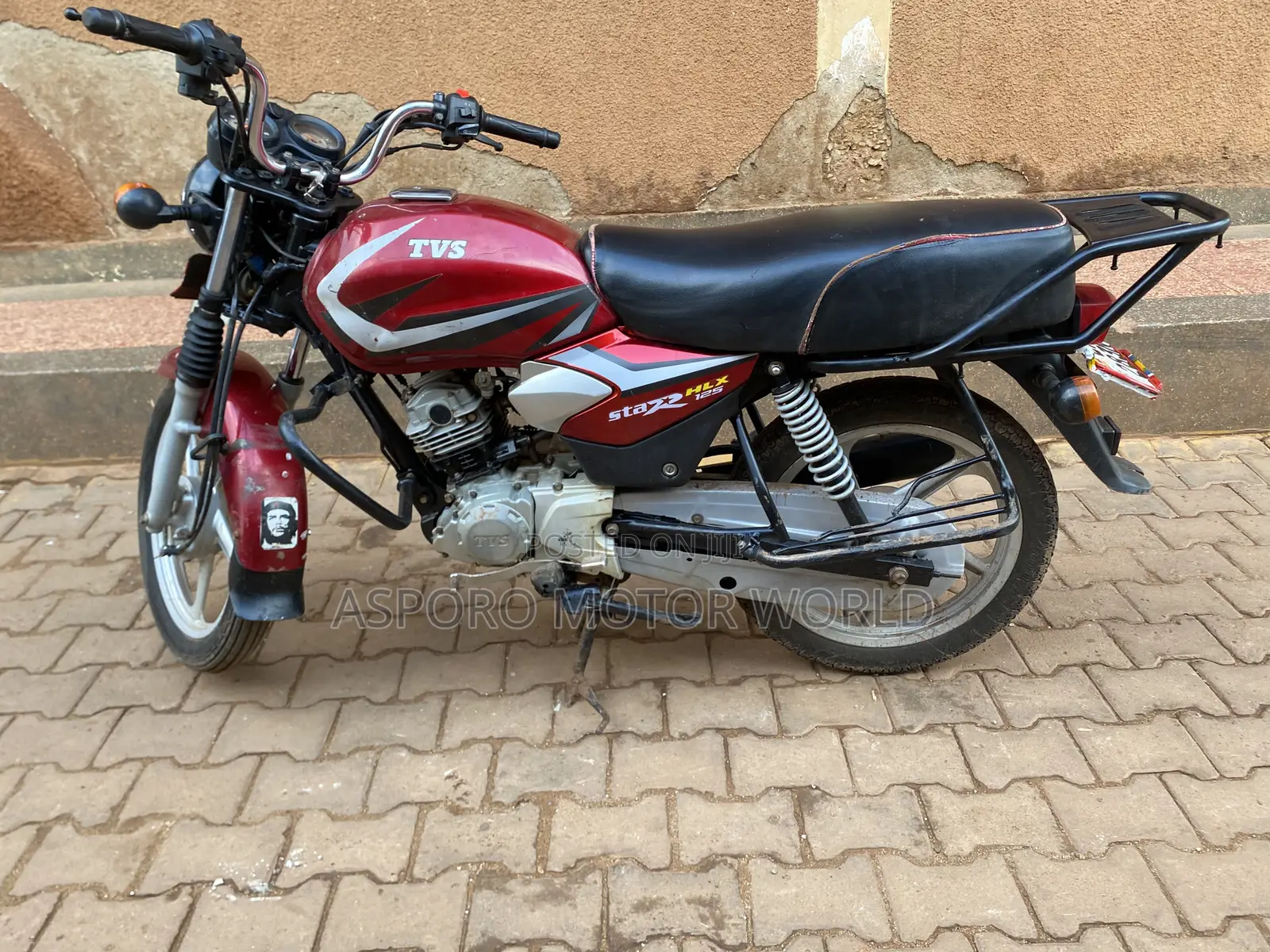TVS HLX 125 2022 Red