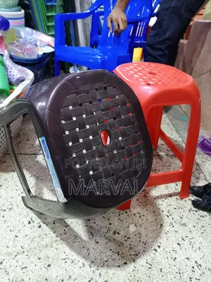 Strong Stackable Plastic Sitting Stool.