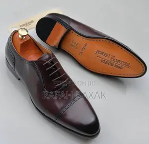 Original Men’S Dark Tan John Foster Formal/Gentle Shoes