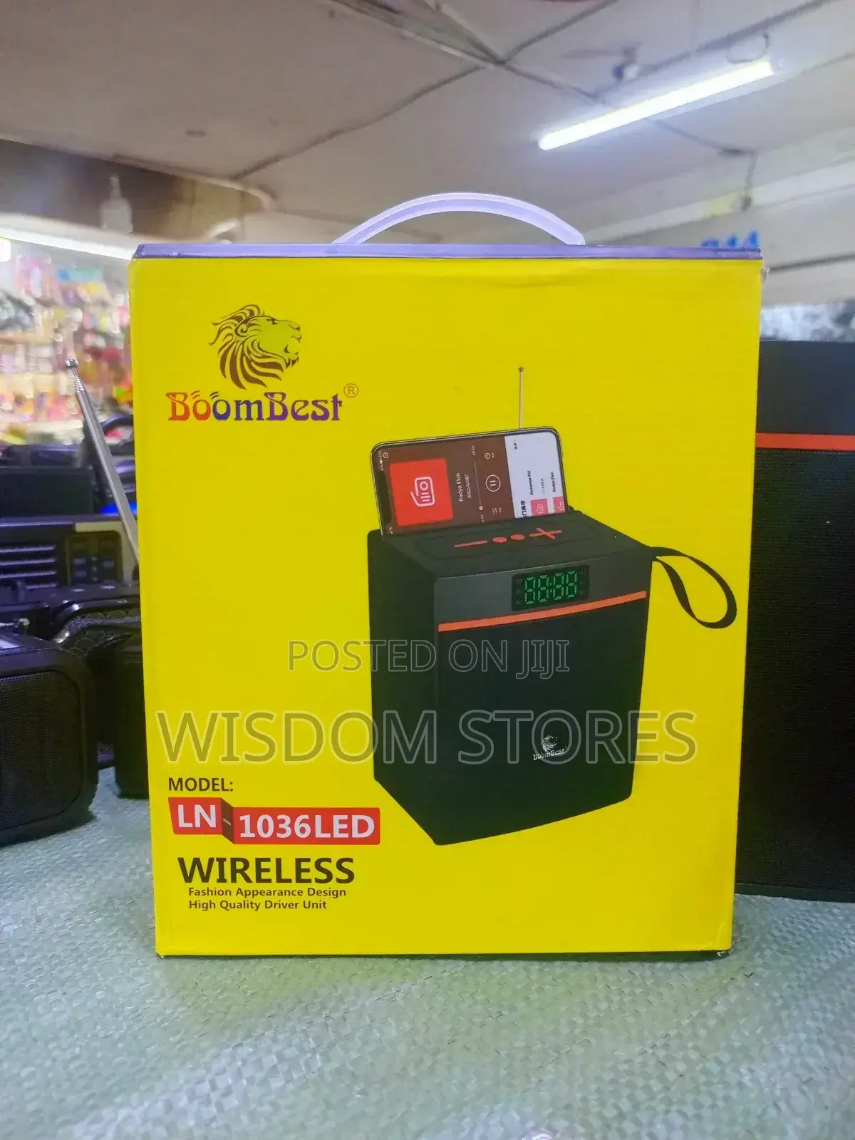 Boombest Ln-1036led Solid Heavy Powerful Bluetooth Speaker