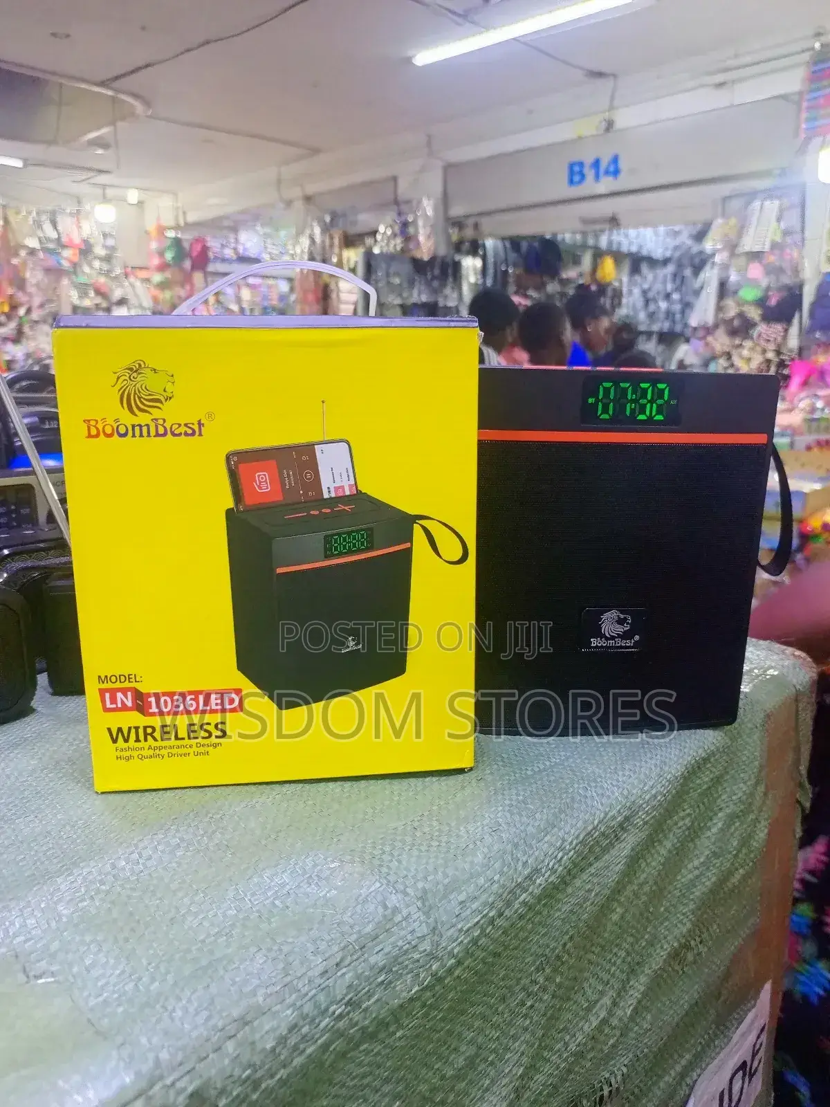 Boombest Ln-1036led Solid Heavy Powerful Bluetooth Speaker