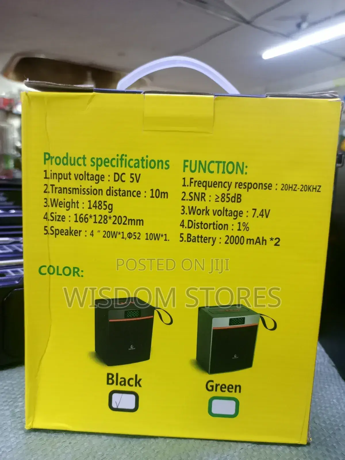 Boombest Ln-1036led Solid Heavy Powerful Bluetooth Speaker