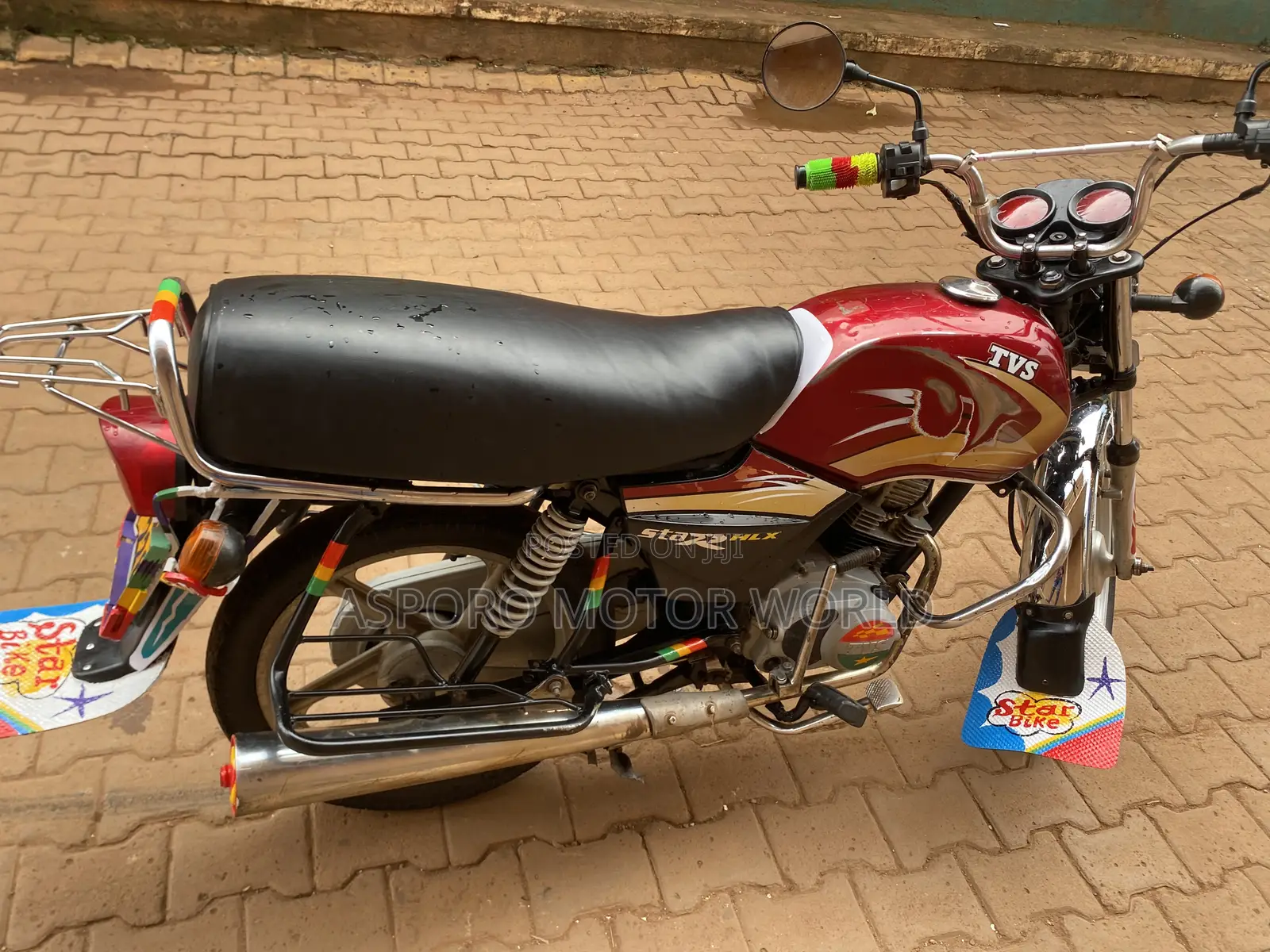 TVS XL 100 2019 Red