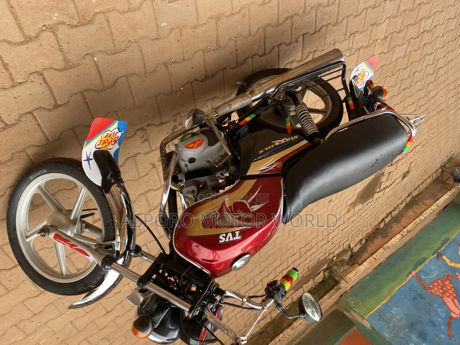TVS XL 100 2019 Red