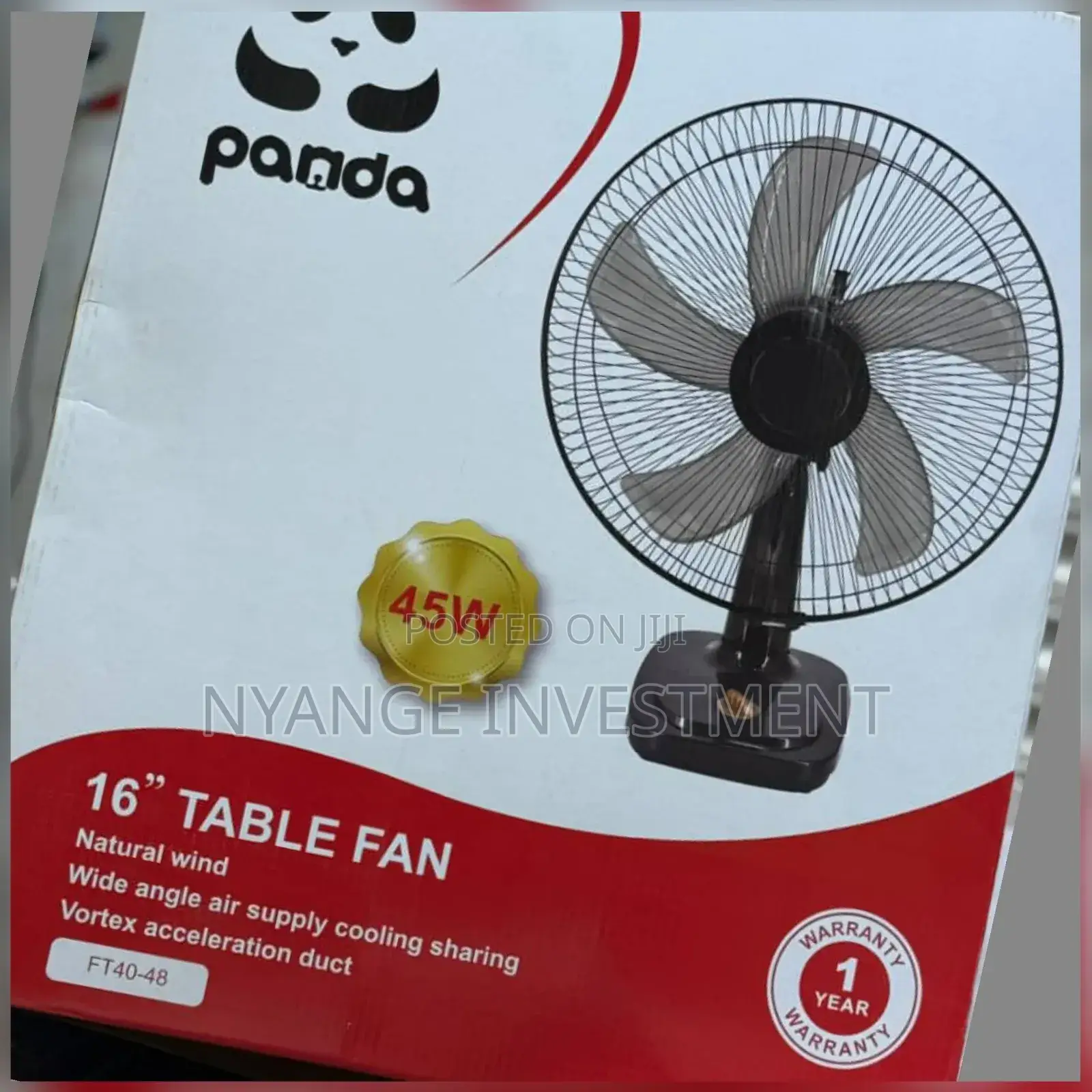 16 Inches Table Fan. Panda Table Fan
