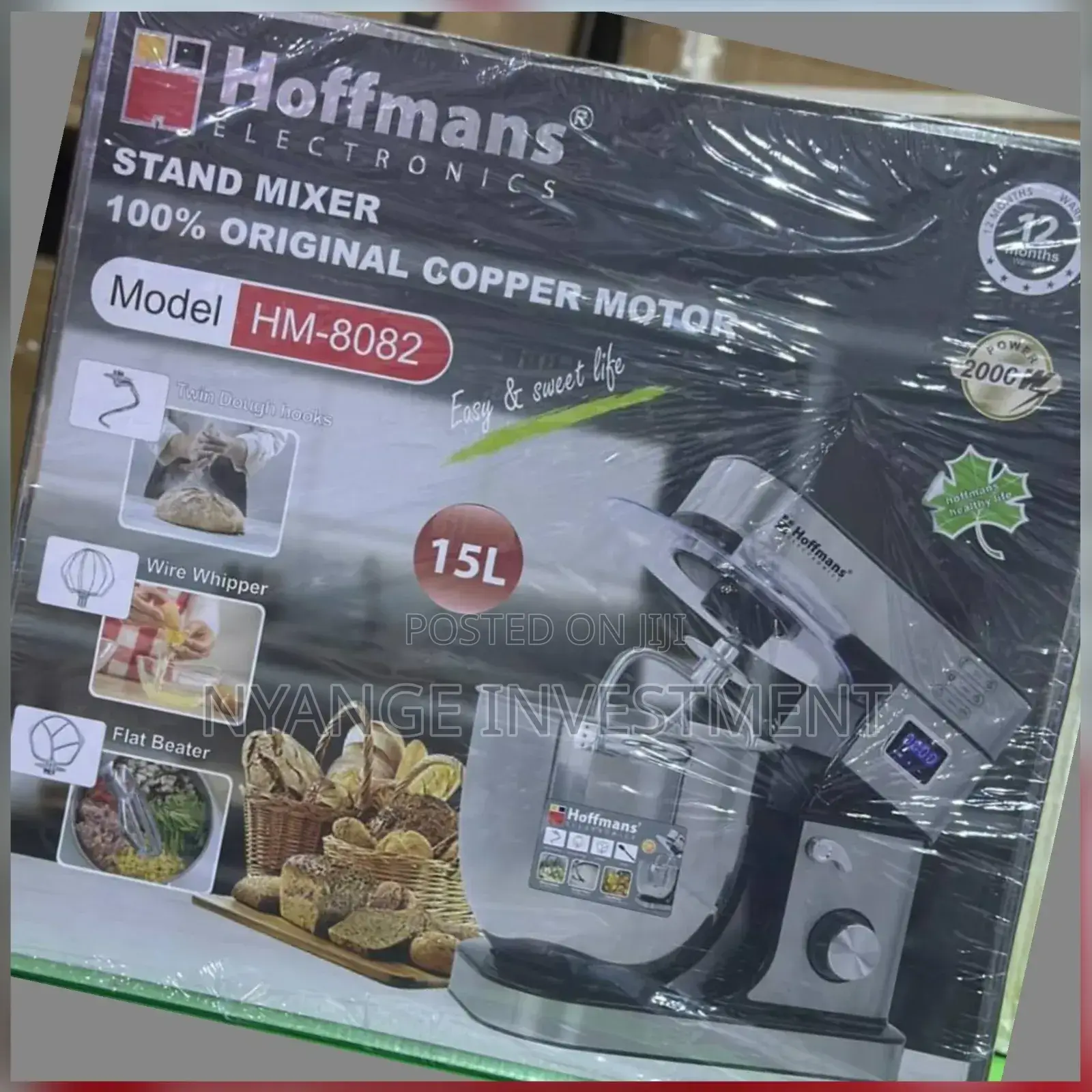 Hoffman Stand Mixer With 15l